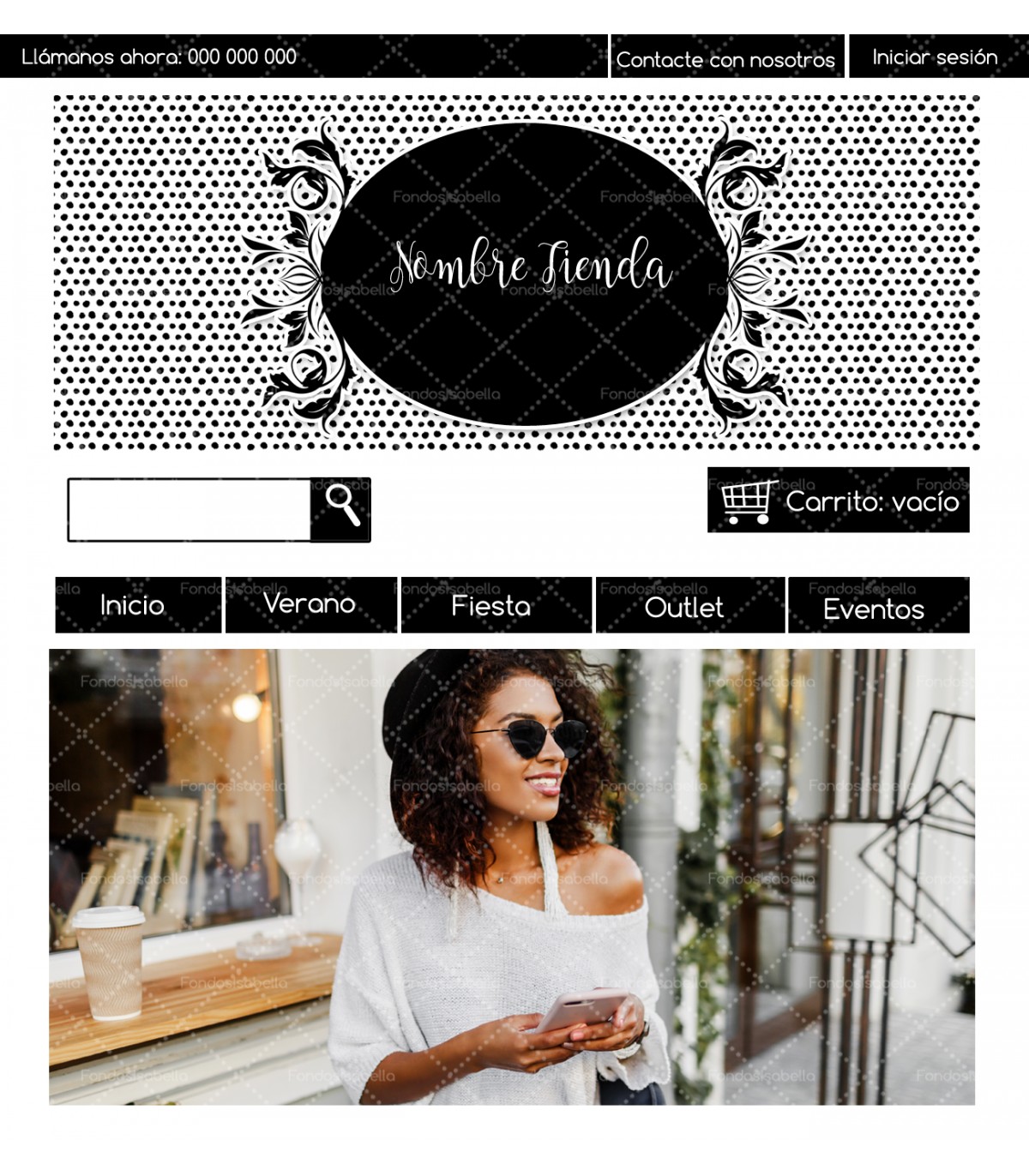 Mujer joven De confianza Restringido Tienda online barata moda chica blanco y negro
